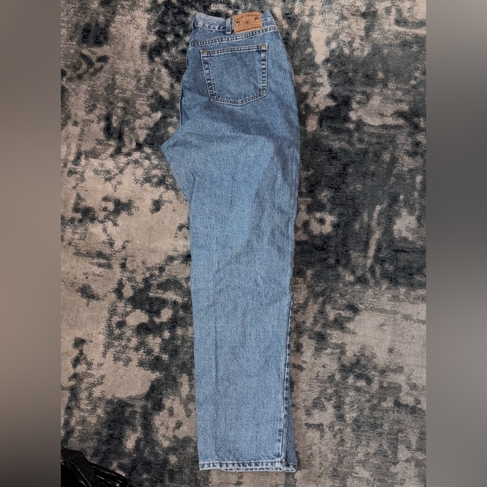 VINTAGE 90s Gap Loose Fit Jeans 40x34 Made in USA Baggy Denim Skater Grunge